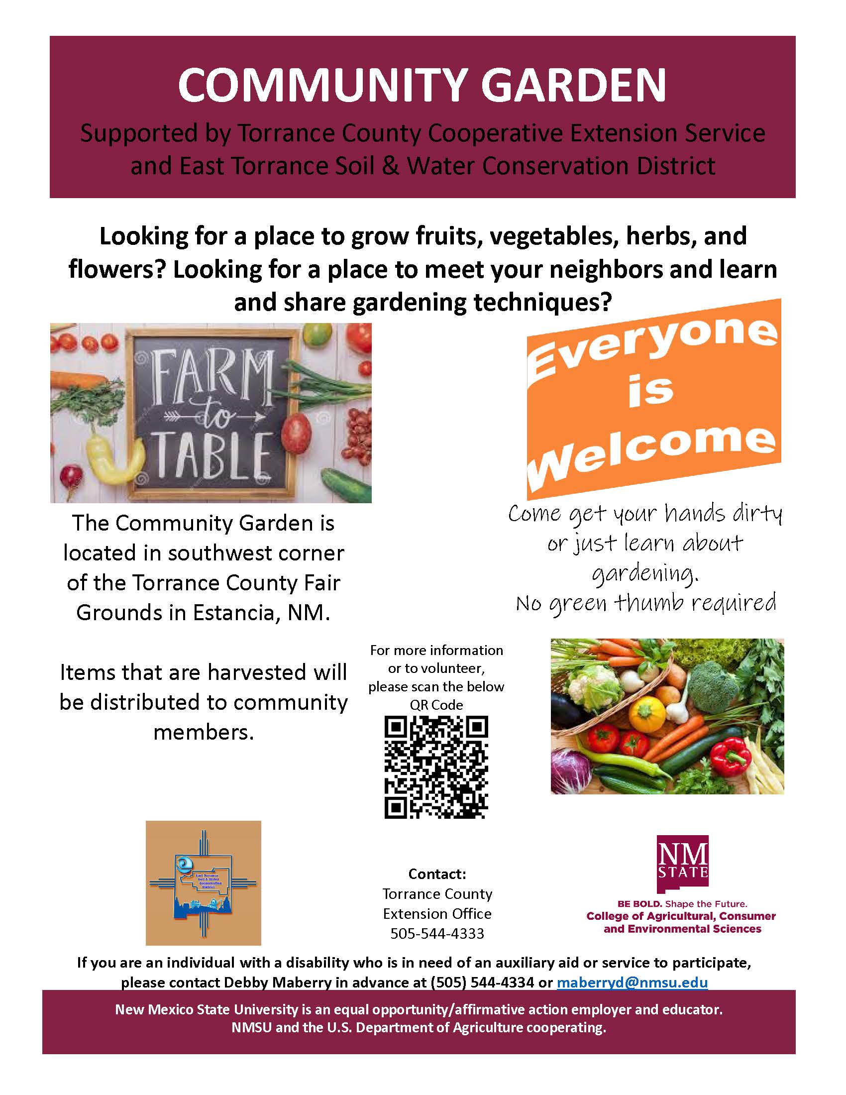 community garden graphic